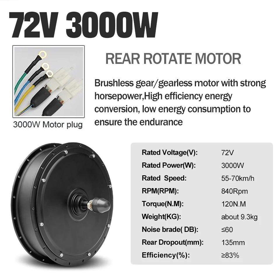 3000W MTX39 E bike Conversion  - Ebike Conversion Kit 72V 3000W review and price