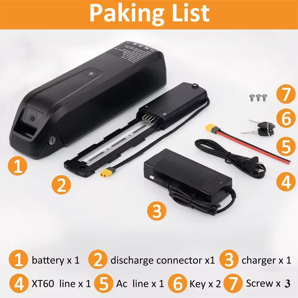 For Hailong EBike Battery 36V  - Ebike Battery 48V 20Ah Hailong review and price
