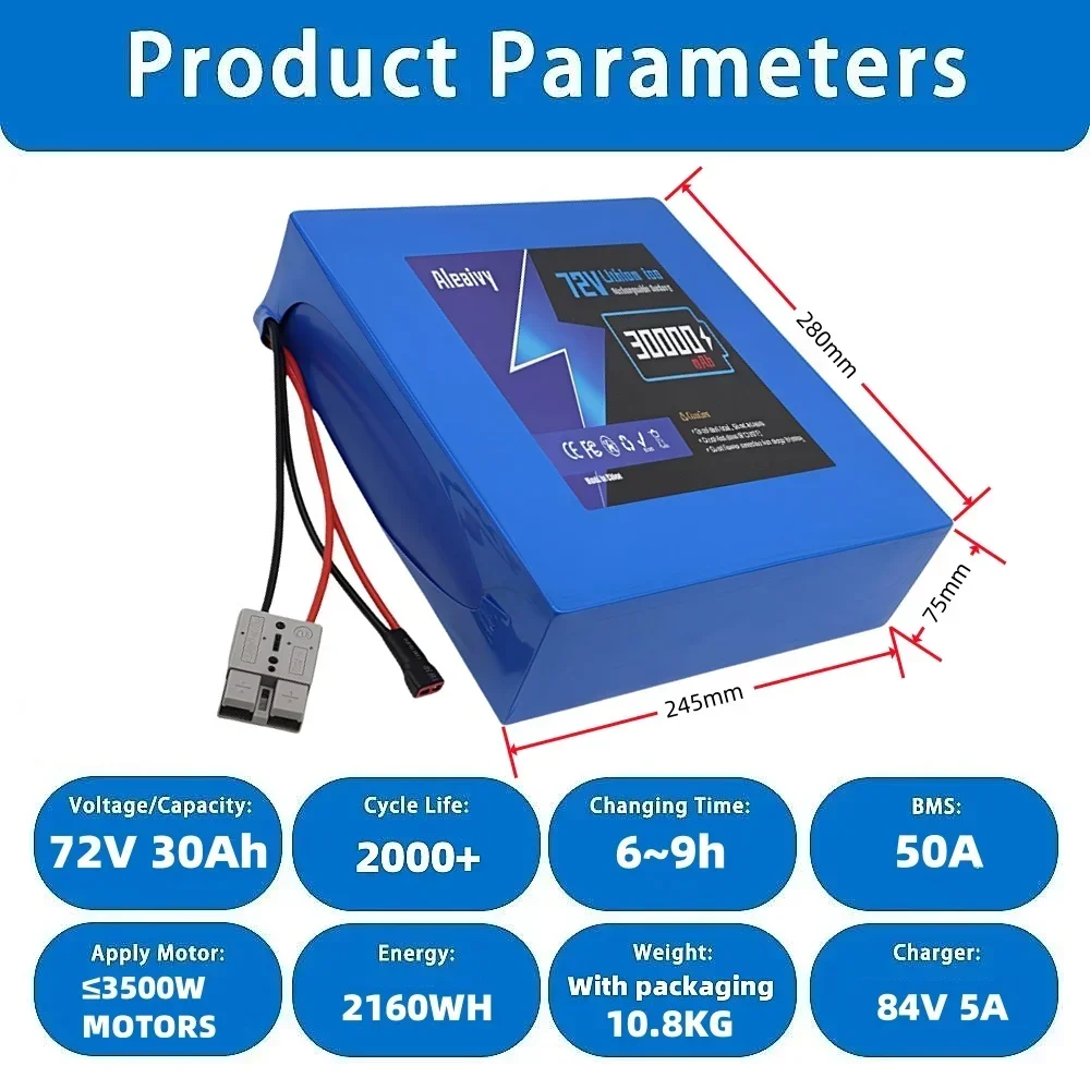 72V 30Ah High Power Fast Charg - Electric Bicycle Battery 72V 30Ah review and price