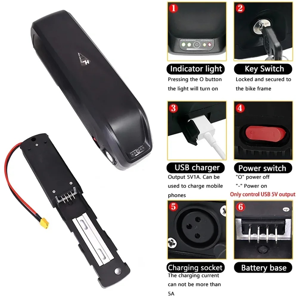 New for Hailong 36V 48V 52V Br - Ebike Battery 48V 20Ah Hailong review and price